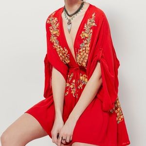 Free People Pretty Pineapple Dress
